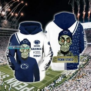 Nittany Lions Haters Silence I Kill You Penn State Hoodie 2