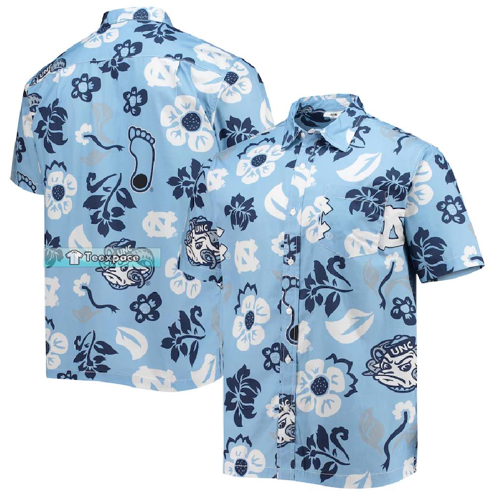 Tar Heels Carolina Blue Hawaiian Shirt
