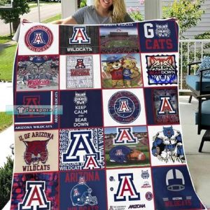 University of Arizona Wildcats Gifts Sherpa Blanket