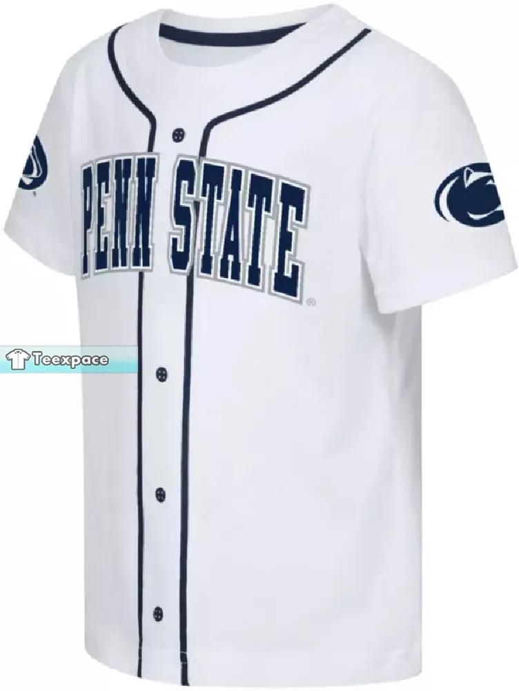 White Penn State Baseball Jersey